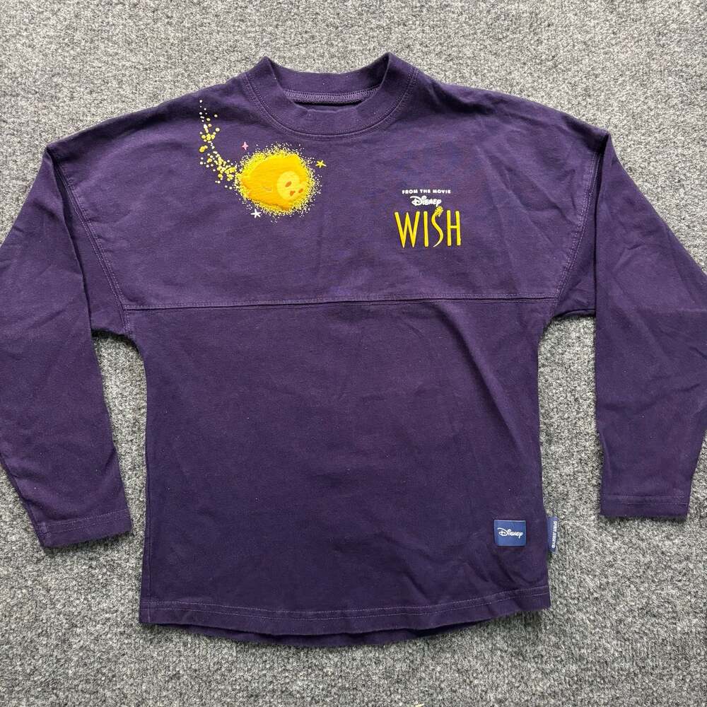 Disney Parks Wish Movie I'm A Star Starro Purple Long Sleeve Spirit Jersey Shirt